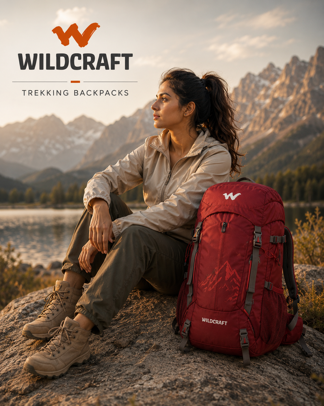 Wildcraft 40L trekking backpack