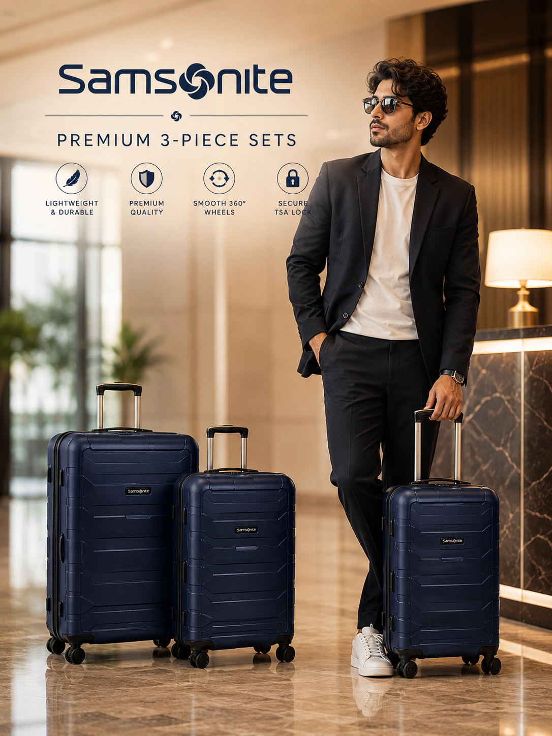 Samsonite 3-piece luggage set