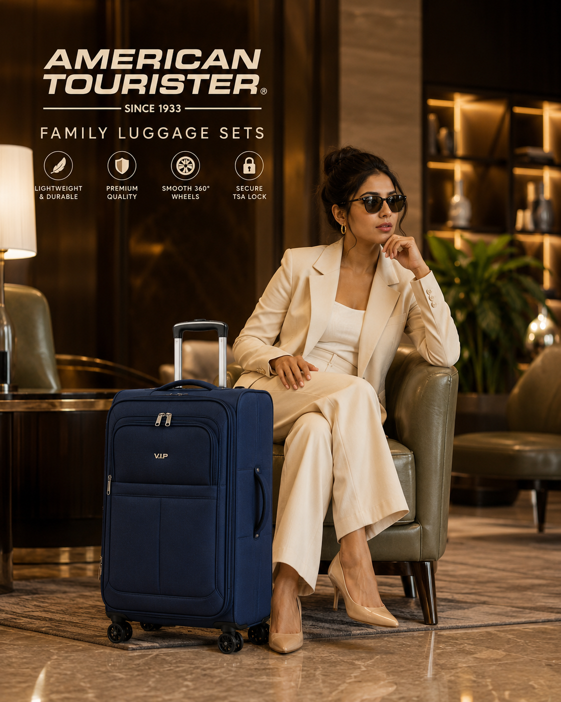 American Tourister family luggage set