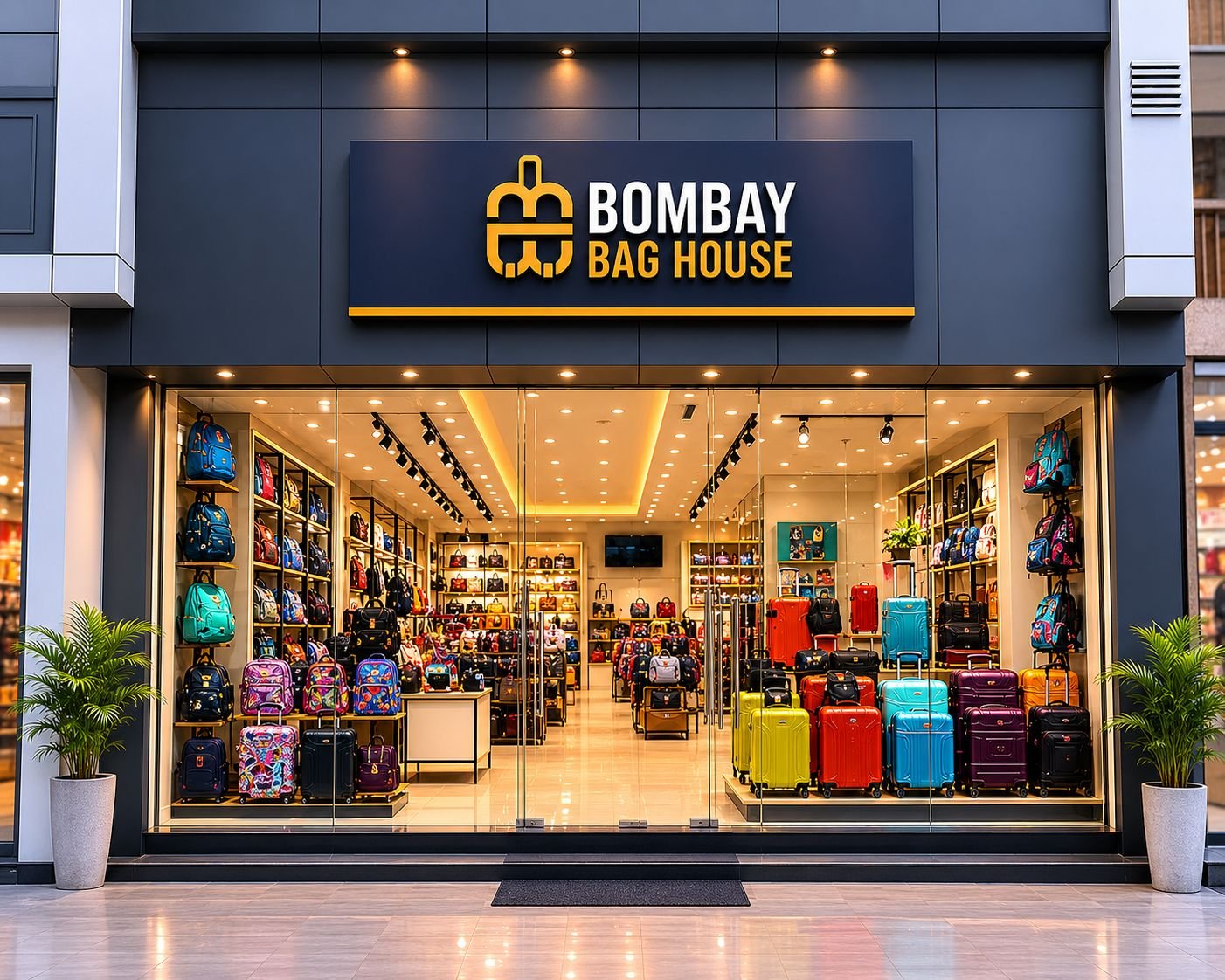 Bombay Bag House storefront at Kamla Nagar Delhi